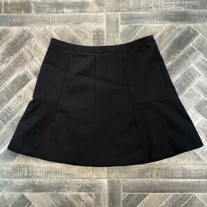 J. Crew Black A-Line Skirt | Size 6